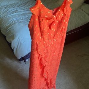 Kenzie orange maxi dress!